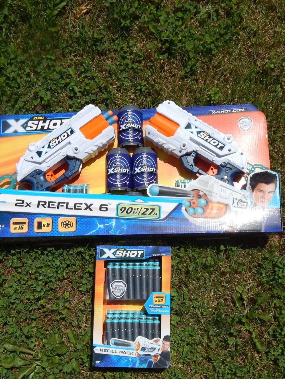 Zuru X-Shot Reflex 6 Dart Blaster 2-Pack Combo Pack